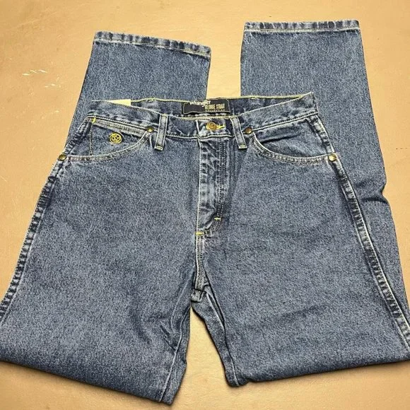 Wranglers Size 30X30 Medium Wash George Strait Collection Straight Leg Jeans - Picture 2 of 9